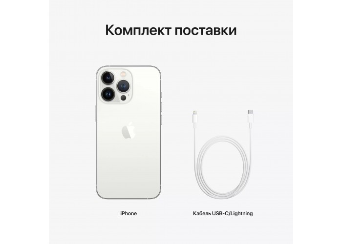 iPhone 13 Pro (2 SIM) 256 ГБ серебристый