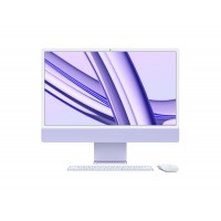 iMac 24" Late 2023, M3 8C CPU, 10C GPU, 8 ГБ, 256 ГБ SSD, фиолетовый