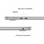 MacBook Air 15" Mid 2023, Apple M2, 8 ГБ, 512 ГБ SSD, серебристый