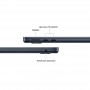 MacBook Air 13" Early 2024, Apple M3, 16 ГБ, 512 ГБ SSD, «тёмная ночь»
