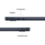 MacBook Air 13" Early 2026, Apple M5, 16 ГБ, 512 ГБ SSD, «тёмная ночь»