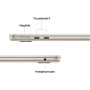 MacBook Air 13" Early 2026, Apple M5, 16 ГБ, 1 ТБ SSD, «сияющая звезда»