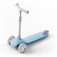 Детский кикборд Xiaomi Rice Rabbit Scooter голубой