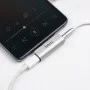 Переходник Hoco LS26 Type-C 2-in-1 Audio Converter, серебристый цвет