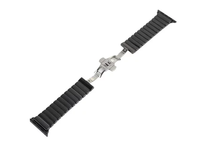 Браслет керамический для Apple Watch 42/44 мм, чёрный цвет