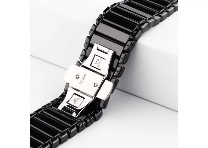 Браслет керамический для Apple Watch 42/44 мм, чёрный цвет