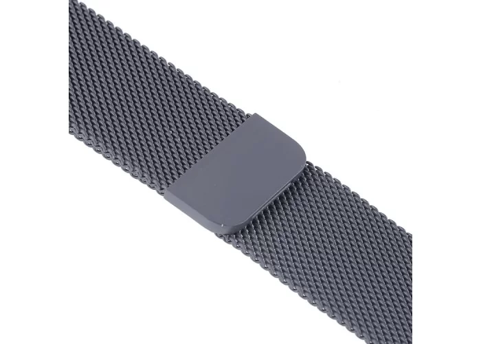 Браслет миланский сетчатый для Apple Watch 42/44 мм, тёмно-серый цвет