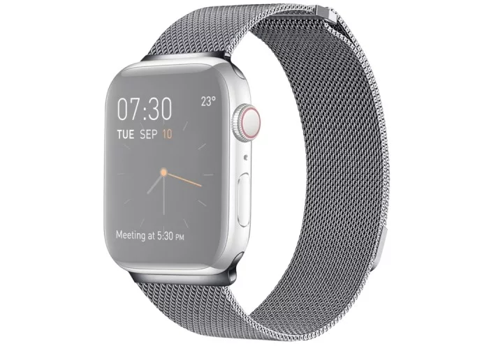 Браслет миланский сетчатый для Apple Watch 42/44 мм, серый цвет