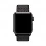 Ремешок из нейлона с застёжкой-липучкой для Apple Watch 38/40 мм, чёрный цвет