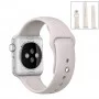 Ремешок спортивный для Apple Watch 38/40 мм, бежевый цвет