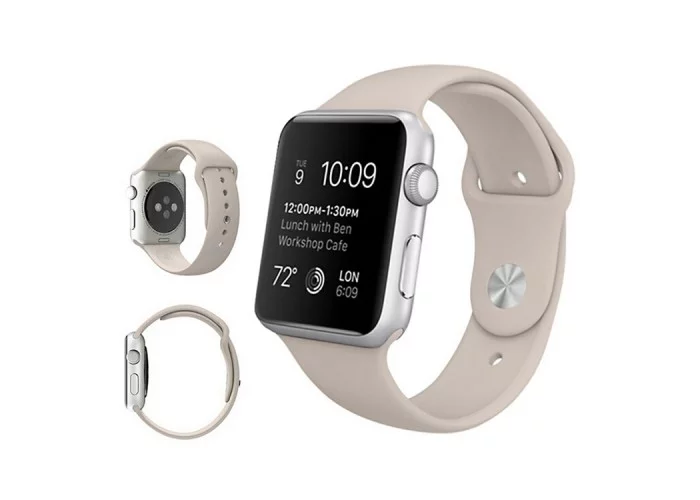 Ремешок спортивный для Apple Watch 38/40 мм, бежевый цвет