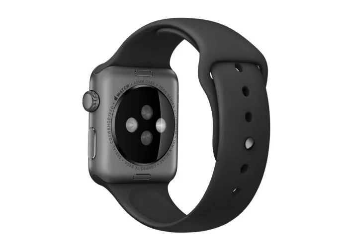 Ремешок спортивный для Apple Watch 38/40 мм, чёрный цвет