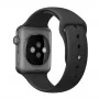 Ремешок спортивный для Apple Watch 38/40 мм, чёрный цвет