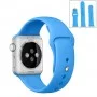 Ремешок спортивный для Apple Watch 42/44 мм, синий цвет