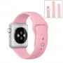 Ремешок спортивный для Apple Watch 38/40 мм, розовый цвет