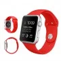 Ремешок спортивный для Apple Watch 38/40 мм, красный цвет