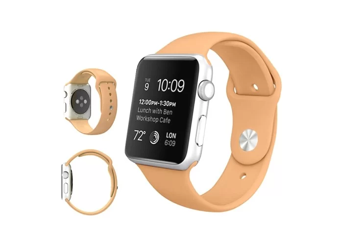 Ремешок спортивный для Apple Watch 42/44 мм, песочный цвет