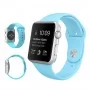 Ремешок спортивный для Apple Watch 42/44 мм, голубой цвет