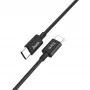 Кабель Hoco X23 USB-C/USB-C 3A (1 м), чёрный цвет