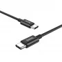 Кабель Hoco X23 USB-C/USB-C 3A (1 м), чёрный цвет