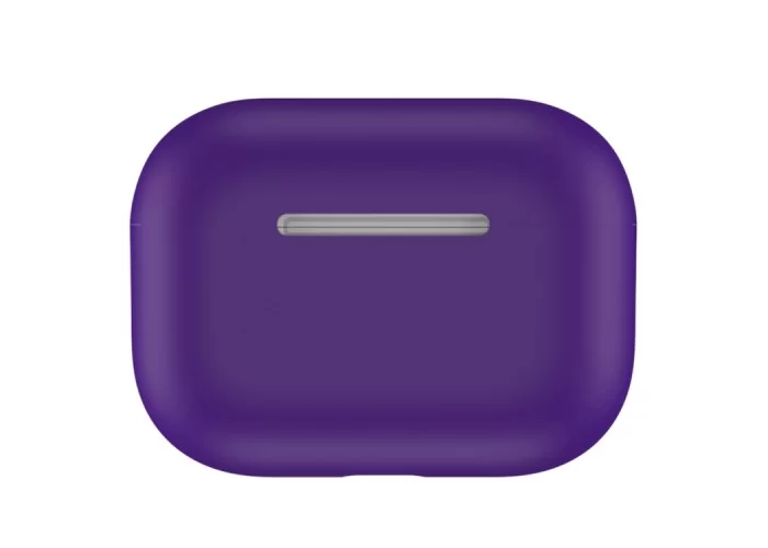 Чехол силиконовый для AirPods Pro, фиолетовый цвет