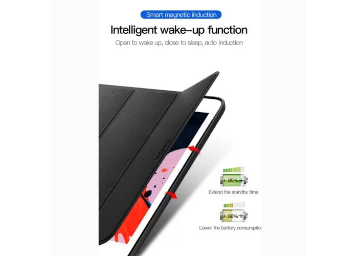Чехол Totudesign Curtain Series для iPad Air 2019, чёрный цвет
