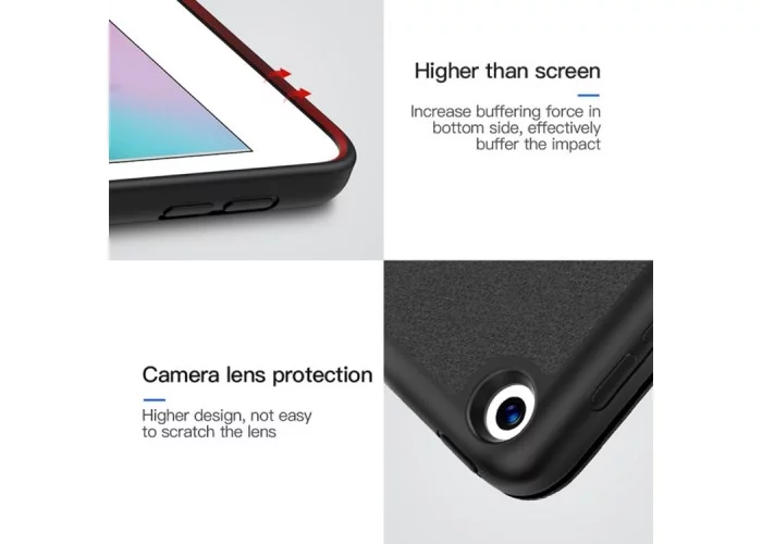 Чехол Totudesign Curtain Series для iPad Air 2019, чёрный цвет