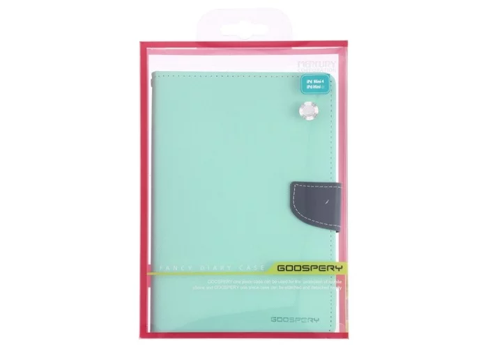 Чехол Mercury Goospery Fancy Diary Case для iPad mini 2019, бирюзовый цвет