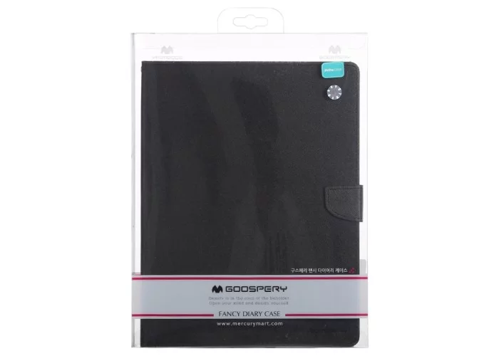 Чехол Mercury Goospery Fancy Diary Case для iPad Pro 2018 12,9 дюйма, чёрный цвет
