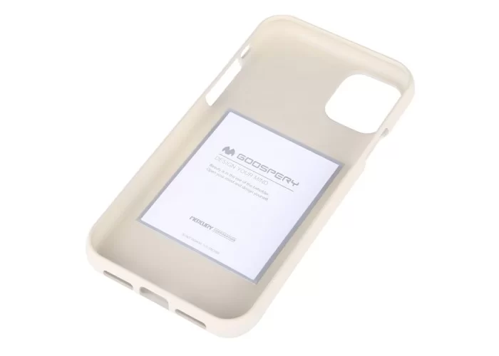 Чехол Mercury Goospery Soft Feeling для iPhone 11 Pro Max, бежевый цвет