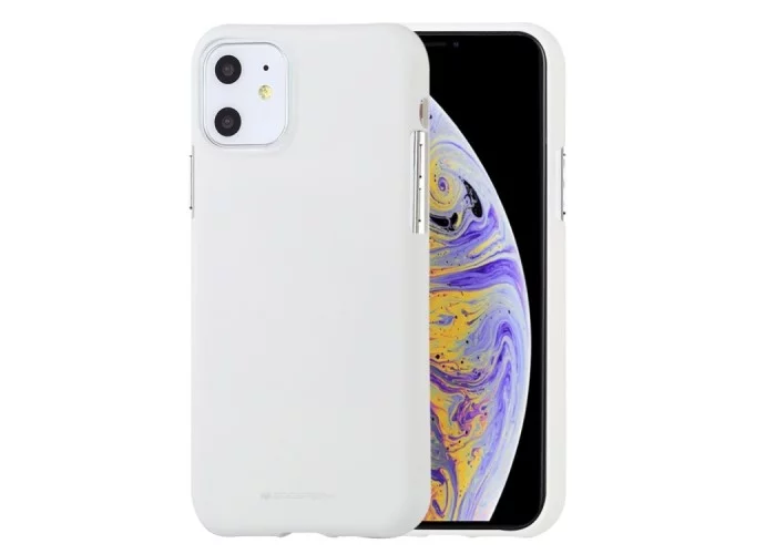 Чехол Mercury Goospery Soft Feeling для iPhone 11, белый цвет