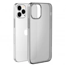 Чехол-накладка Hoco Light для iPhone 12 Pro Max, прозрачно-чёрный