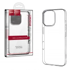 Чехол-накладка Hoco Light для iPhone 16 Pro Max, прозрачный