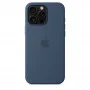 Чехол силиконовый Apple Silicone Case with MagSafe для iPhone 16 Pro Max, цвет «Деним»