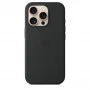 Чехол силиконовый Apple Silicone Case with MagSafe для iPhone 16 Pro, чёрный цвет