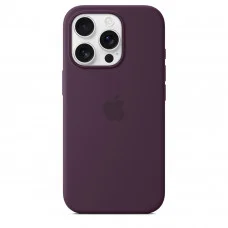 Чехол силиконовый Apple Silicone Case with MagSafe для iPhone 16 Pro, сливовый цвет