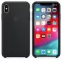 Чехол силиконовый Silicone Case для iPhone XS Max, чёрный цвет