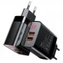 Сетевое зарядное устройство Baseus Mirror Lake Dual QC Digital Display Quick Charger A+A
