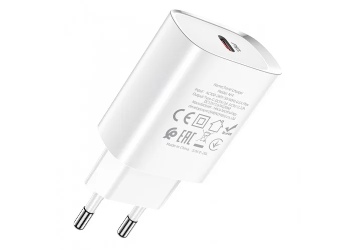 Сетевое зарядное устройство Hoco N14 USB-C PD 20W