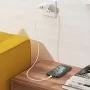 Сетевое зарядное устройство с кабелем USB-C/Lightning Hoco N5 USB-C PD 20W + USB-A QC3.0, белый цвет