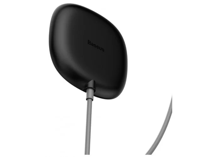 Беспроводная сетевая зарядка Baseus Suction Cup Wireless Charger, чёрный цвет