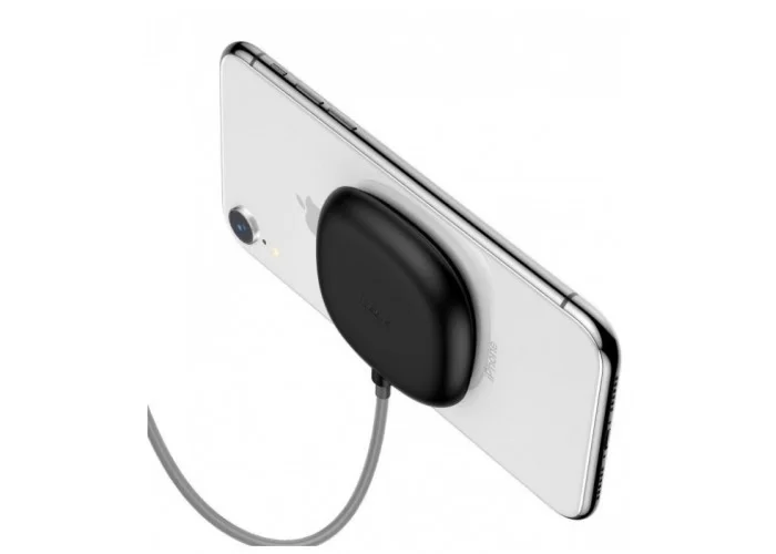 Беспроводная сетевая зарядка Baseus Suction Cup Wireless Charger, чёрный цвет