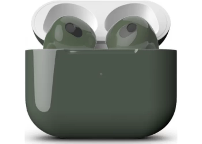 Apple AirPods 3 Color, глянцевый тёмно-зелёный цвет