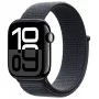 Apple Watch Series 10 GPS, 42 мм, корпус из алюминия цвета «чёрный оникс», спортивный браслет чернильного цвета
