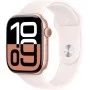 Apple Watch Series 10 GPS, 46 мм, корпус из алюминия цвета «розовое золото», спортивный ремешок цвета «светлый румянец»