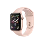 Apple Watch Series 4, 44 мм, корпус из алюминия золотого цвета, спортивный ремешок цвета «розовый песок»