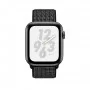 Apple Watch Nike+ Series 4, 40 мм, корпус из алюминия цвета «серый космос», спортивный браслет Nike чёрного цвета