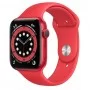 Apple Watch Series 6, 44 мм, корпус из алюминия цвета (PRODUCT)RED, спортивный ремешок