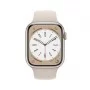 Apple Watch Series 8, 45 мм, корпус из алюминия цвета «сияющая звезда», спортивный ремешок цвета «сияющая звезда»