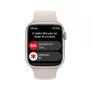 Apple Watch Series 8, 45 мм, корпус из алюминия цвета «сияющая звезда», спортивный ремешок цвета «сияющая звезда»